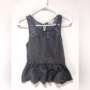 Lace-back Tank Top